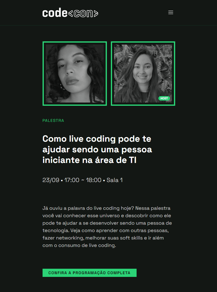 Imagem ilustrativa de Como live coding pode te ajudar sendo uma pessoa iniciante na área de TI