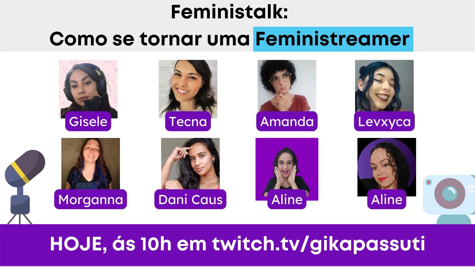 Imagem ilustrativa de Feministalk: Como se tornar uma Feministreamer