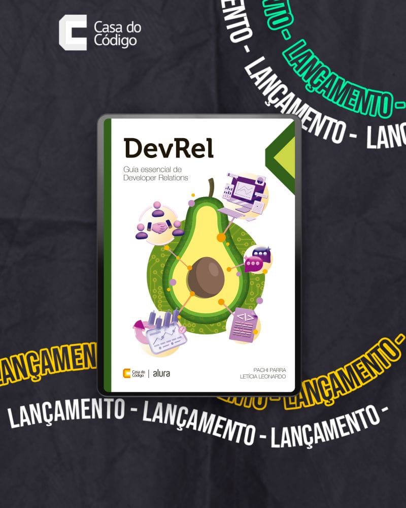 Imagem ilustrativa de Coautora do livro DevRel: Guia essencial de Developer Relations